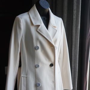 NEW! EXPRESS Off- White Trench Coat | S